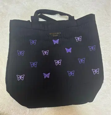 ANNA SUI mini 나비 자수 토트백