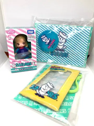 리카짱 복권 세일러즈 쁘띠리카짱 / 미니쿠션/클리어 파우치 세트