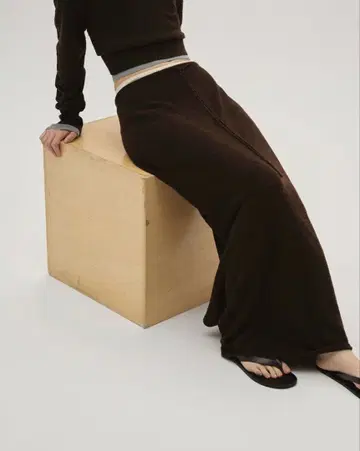 todayful Miniboucle Knit Skirt 36 브라운