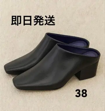 TODAYFUL 투데이풀 Squaretoe Leather Sabot