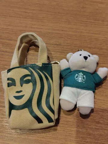 [말레이시아 한정품] 스타벅스 베어리스타 키체인 매장 전시품