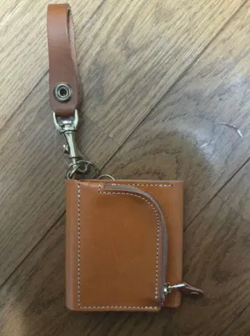 [ AGIRITY ] 도치기 가죽 접이식 지갑 키체인 포함