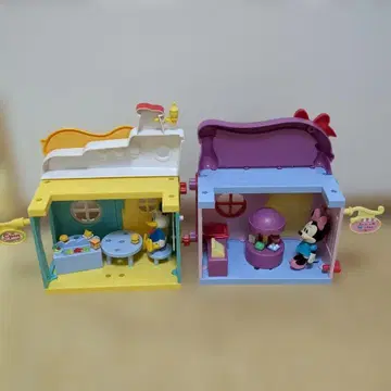 2개 세트 디즈니 미니 슈퍼마켓 도날드 햄버거샵