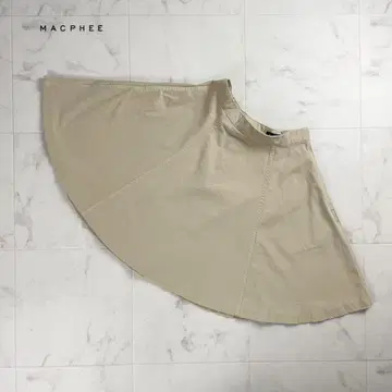 맥피 플레어 스커트 베이지 사이즈 36*RC1220