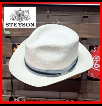 STETSON 중절 파나마 햇 59 화이트 에콰도르제