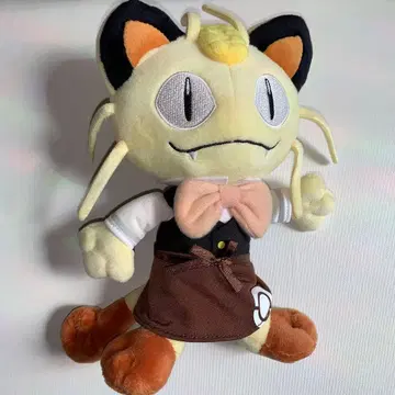 Pokemon Cafe 포켓몬 카페 한정판 봉제 인형 나옹