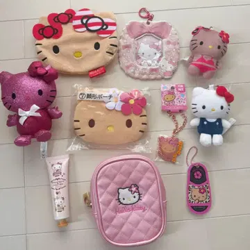 산리오 키티 묶음 판매 키링 파우치 마스코트