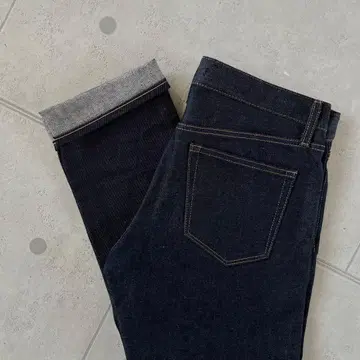 논워시 UNIQLO 리지드 셀비지 데님 카이하라 31