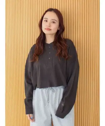 FAITH 별주 헨리넥 숏 롱 슬리브 Tee