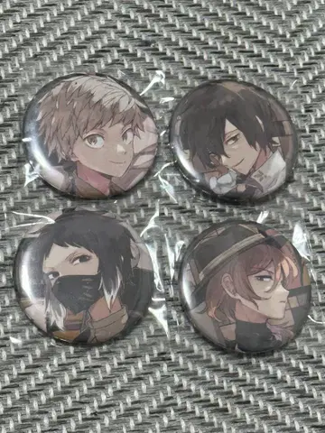 [ 익명 배송 ] 문호 스트레이독스 캔뱃지 세트