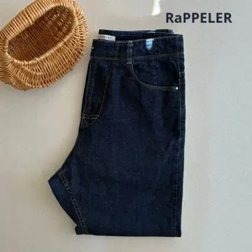 라프레 RaPPELER 사루엘 데님 팬츠 일본제 L 넉넉한