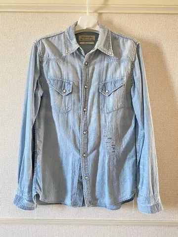 레미 리프 데님 셔츠 일본제