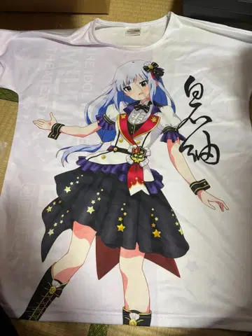 아이돌 마스터 밀리언 라이브 시로이시 츠무기 T셔츠 (중고)