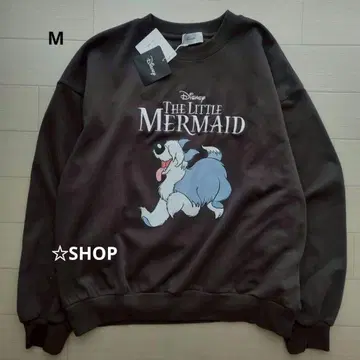 디즈니 인어공주 맥스 강아지 트레이닝복 맨투맨 M