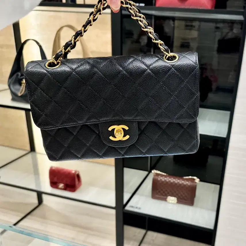 샤넬 클래식백 금장 스몰사이즈 Chanel 사진 4