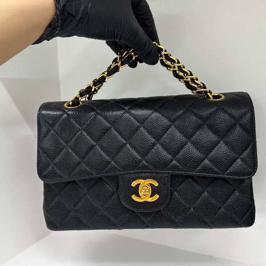 샤넬 클래식백 금장 스몰사이즈 Chanel 사진 6