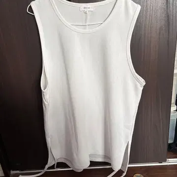 드라이 암젠 사이드 코드 레이어드 탱크탑 화이트 블랙 세트