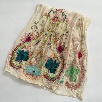 스카프 / 자수 / 숄 / 민족 / 쉬폰