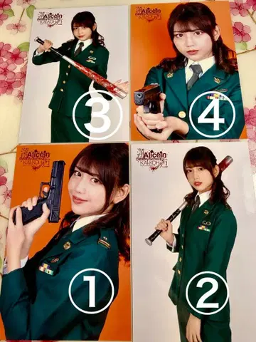 시라이시 마유미 20세 레어 사진 사진 4장 세트 B-1 2 3 4