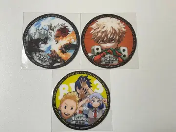 나의 히어로 아카데미아 원화전 콜라보 카페 오사카 특전 코스터