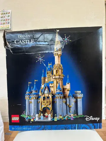 개봉 미사용품 레고 LEGO 43222 디즈니 신데렐라 성 캐슬