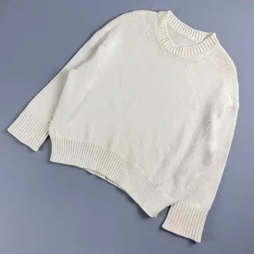 갤러리 바이 니트 풀오버 긴팔 화이트 사이즈 S*RC1351