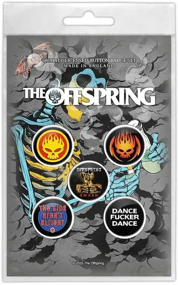 THE OFFSPRING 버튼 핀 배지 세트 미사용 새상품