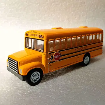 KinsFun 롱노즈 아메리칸 스쿨버스 풀백카 미니카