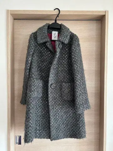 masahito 우지 그레이 롱 코트