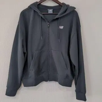 뉴발란스 블랙 풀 집업 후드티