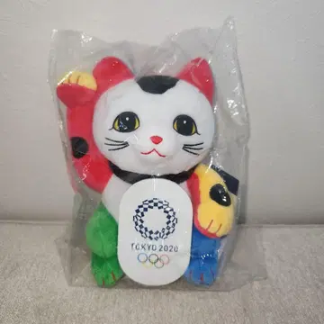 도쿄 2020 올림픽 마네키네코 봉제 인형