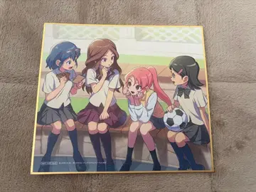 이나즈마 일레븐 영화 입장객 특전 미니 색지 하루나 나츠미 라이카 아키