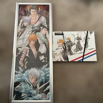 BLEACH 퍼즐 완성품 & 원화전 오리지널 케이스 포함 노트&스티커
