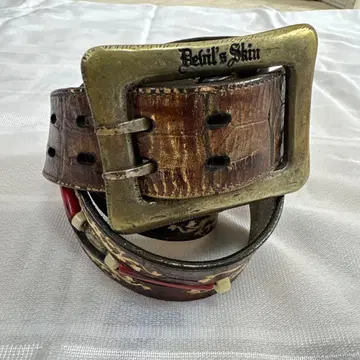 Devil's Skin 데빌즈스킨 가죽 벨트 이탈리아제
