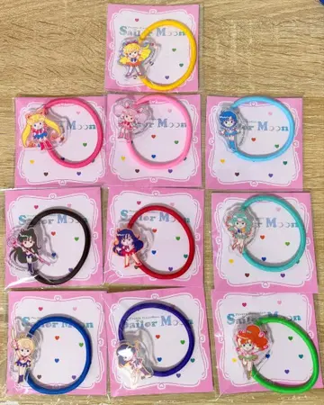 세일러문 로손 메이지 머리끈 10종 컴플리트 3-0/786