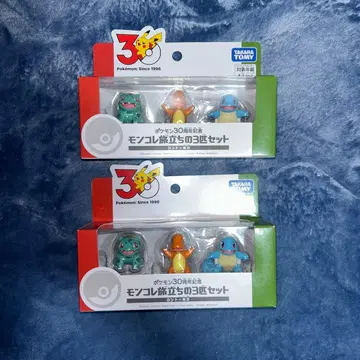 포켓몬 30주년 기념 피규어 3개 세트