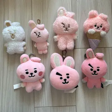 BT21 COOKY 마스코트 봉제 인형 묶음 판매 7개 BTS 정국