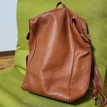 츠치야 가방 제조소 백팩 브라운 가죽 백팩