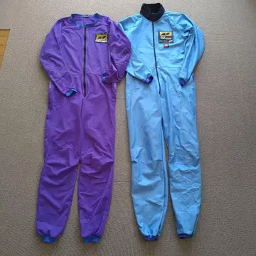 RS TAICHI 가죽 슈트 이너수트 보라색 파랑 2종 세트