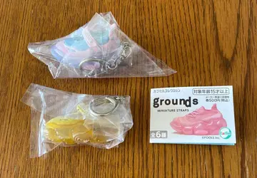 grounds 가챠가챠 미니어처 스트랩 2점