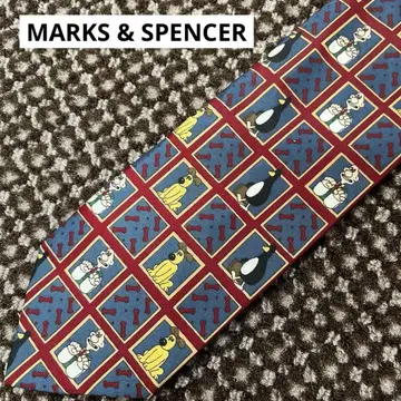 [ 영국제 레어 ] 월레스와 그루밋 넥타이 세인트 미셸 팝 올 패턴