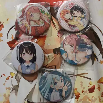 칸토쿠 캔뱃지 대 5세트