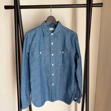 WAREHOUSE DuckDigger 샴브레이 워크 셔츠 36