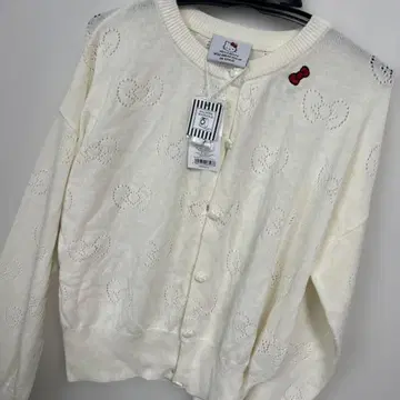 헬로키티 니트 가디건 헤이세이 Y2K 산리오 M~L