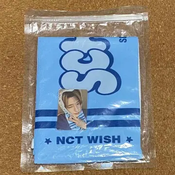 NCT WISH 타월 슬로건 트레이딩 카드 세트 시온 미사용 새상품
