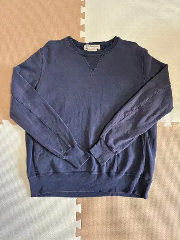 레미레리프 빈티지 가공 맨투맨 퍼플