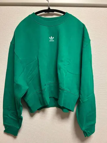 adidas 그린 크루넥 맨투맨 M