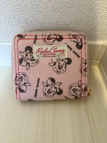 [ 미사용 새상품 ] 로데오 크라운 미니 마우스 접이식 지갑