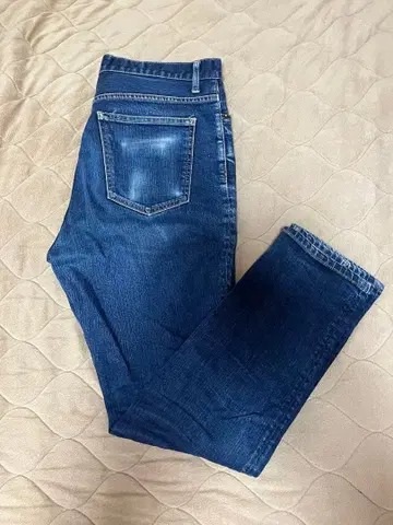 SHIPS JET BLUE 다크 블루 데님 L 사이즈 스트레치