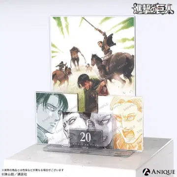 진격의 거인 아니쿠 디오라마 아크릴 스탠드 반격 엘빈 리바이